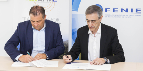 Ambilamp y Ambiafme se unen a FENIE para fomentar el reciclaje de aparatos eléctricos entre los instaladores