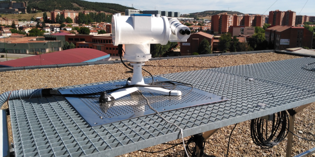 El equipo Sky-Scanner es la herramienta utilizada para el estudio de la Universidad de Burgos.