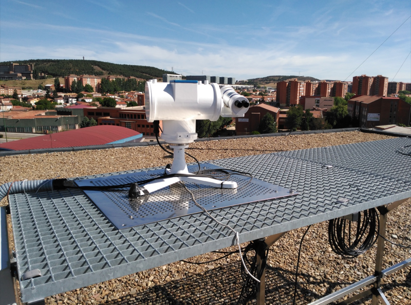 El equipo Sky-Scanner es la herramienta utilizada para el estudio de la Universidad de Burgos.