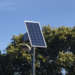 El Escorial habilita un nuevo tramo de alumbrado público con farolas solares inteligentes