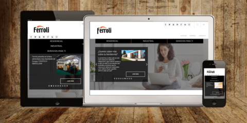 Ferroli renueva página web con información útil y accesible sobre sus productos y servicios