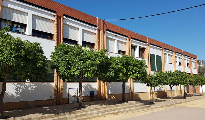 Fotografía de un edificio en Andalucía.