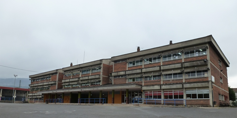 Imagen de la escuela Maiztegi, en Iurreta