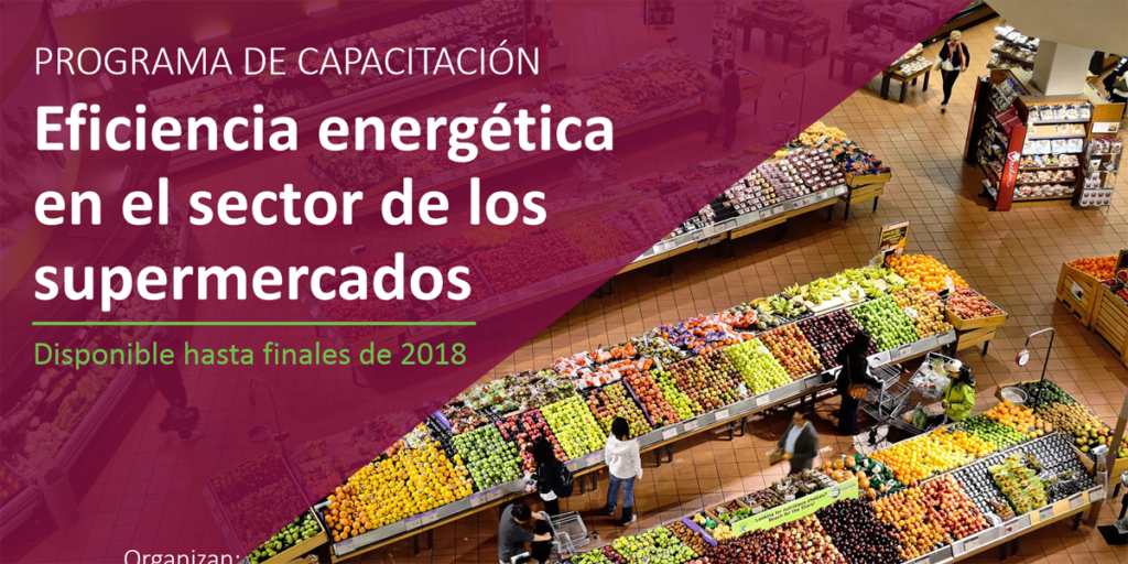 Anuncio del programa de capacitación sobre eficiencia energética en el sector de los supermercados, organizado por Fundación CIRCE y el proyecto europeo SuperSmart.