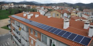 Imagen de un edificio autosuficiente