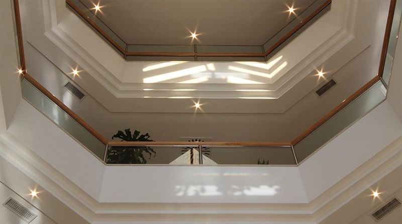 Imagen de la iluminación de uno de los centros