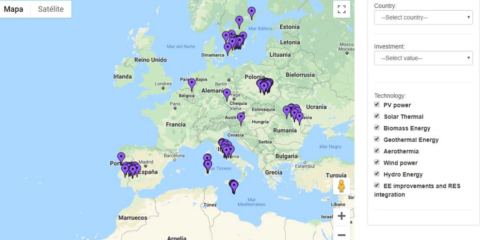 ENERMAP, un mapa georreferenciado que permite comparar proyectos de autoconsumo europeos