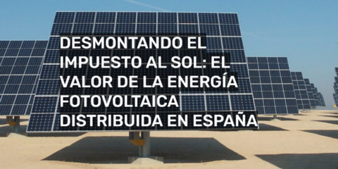 El autoconsumo aportaría a España 1.770 millones de euros al año en reducción de costes de combustibles, redes y CO2, según Greenpeace