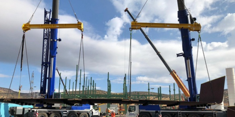 La caldera de biomasa de la nueva Planta de Ence de Puertollano, en marcha