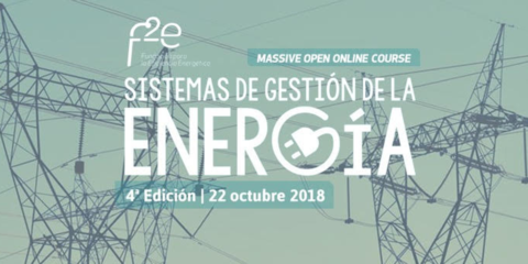 La Fundación f2e inicia este mes el cuarto curso online gratuito de Sistemas de Gestión de la Energía