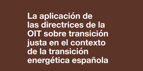 La transición energética, una oportunidad  para el empleo en España, según la OIT y la Fundación Conama