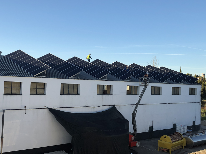 Bodegas Robles pondrá en marcha una instalación fotovoltaica de autoconsumoque generará el 83% de la energía