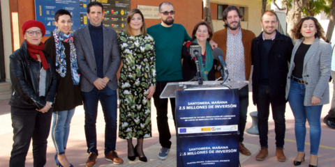 Más de 2 millones de euros para la renovación del alumbrado público y la piscina climatizada de Santomera