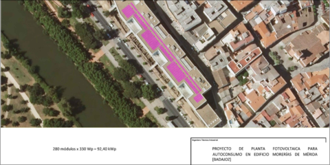 Extremadura saca a concurso la instalación de un equipo de autoconsumo en un edificio público en Mérida