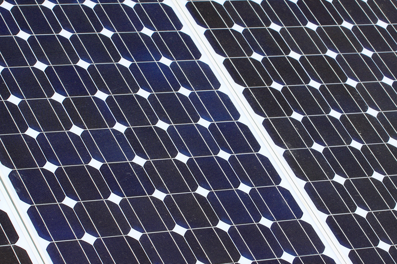 Placas fotovoltaicas.