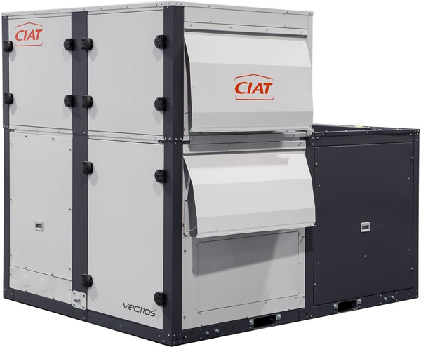 Eficiencia energética con CIAT Vectios™, la nueva generación de unidades compactas tipo rooftop