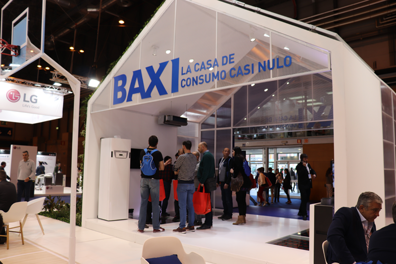 Stand de Baxi en Climatización y Refrigeración 2019. 