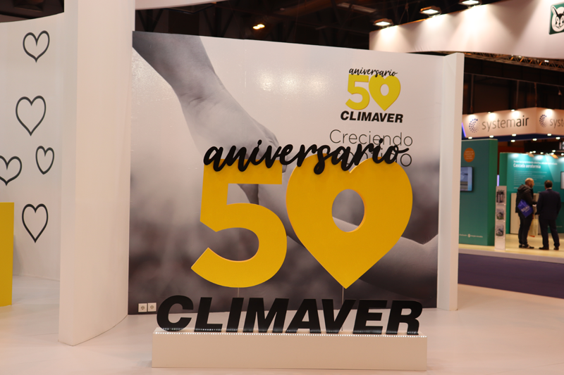 Stand de Isover en Climatización y Refrigeración 2019. 