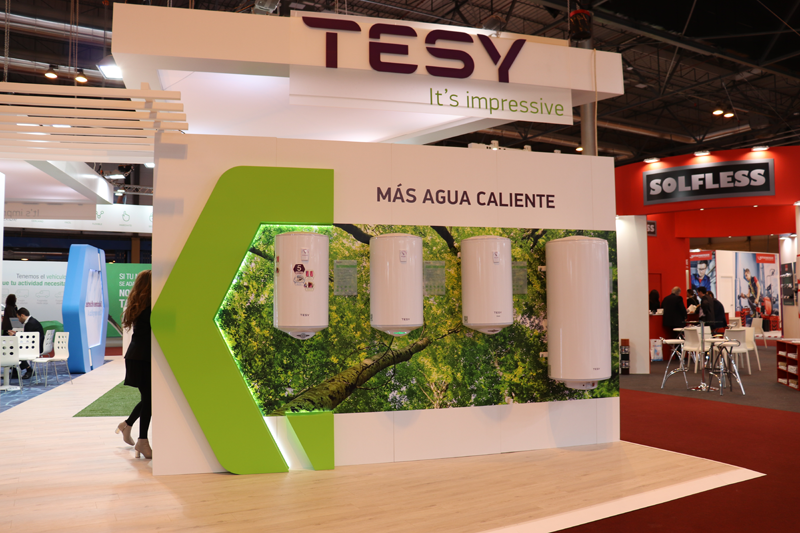 Stand de Tesy en Climatización y Refrigeración 2019.