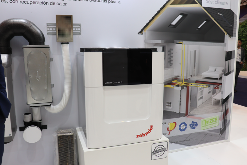 Stand de Zehnder en Climatización y Refrigeración 2019.