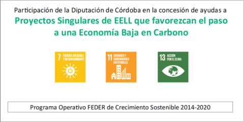 Diputación de Córdoba convoca subvenciones para favorecer el paso a la economía baja en carbono de entidades locales