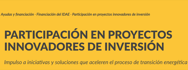 Anuncio de la reactivación de inversiones en proyectos innovadores.