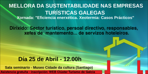 Jornada gratuita sobre la aplicación de la geotermia para reducir el gasto energético en el sector turístico
