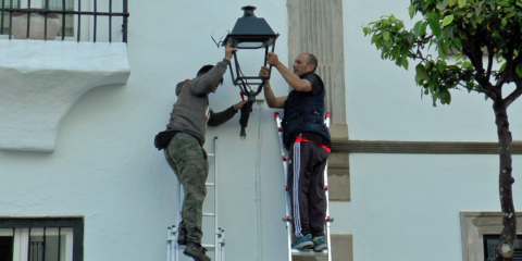 El casco histórico de San Roque contará con 400 luminarias LED para un ahorro del 70% en el gasto energético