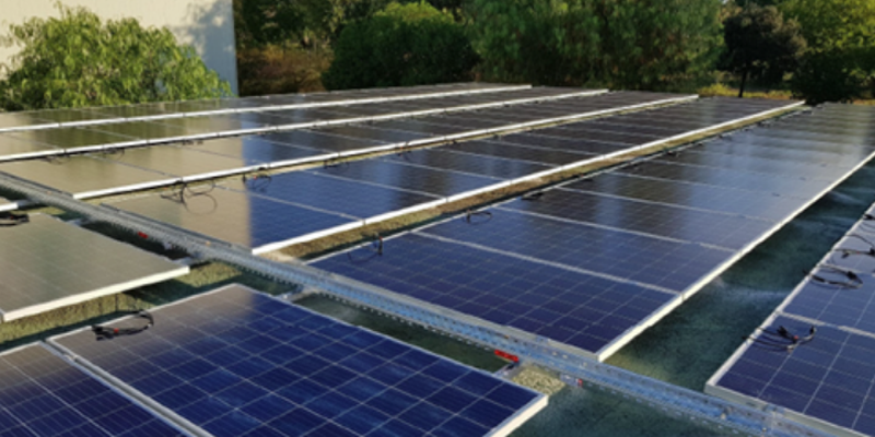 Emaya ha puesto en funcionamiento la instalación fotovoltaica en el polígono industrial de Can Valero, en Palma de Mallorca.