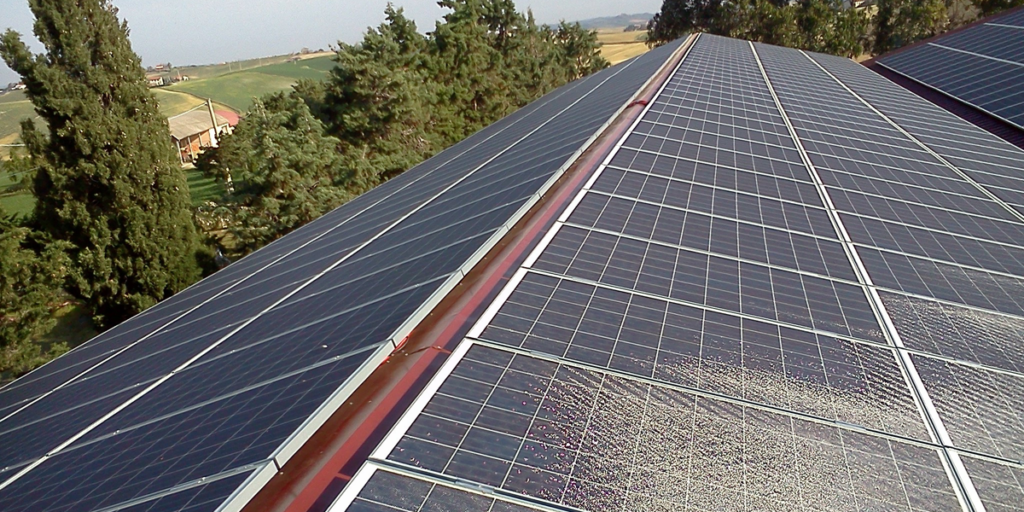 Placas solares sobre cubierta