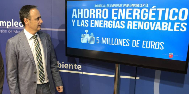 Presentación de las ayudas para favorecer el ahorro energético y las energías renovables en el tejido empresarial de Región de Murcia.