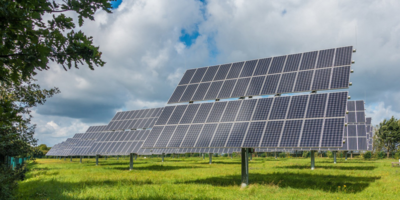 Placas fotovoltaicas.