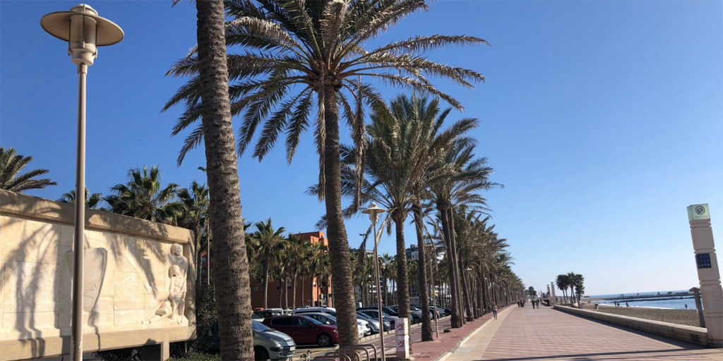 Zonas marítimas urbanas de Almería.