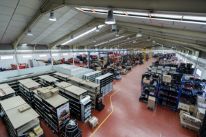 Almacén de Signify. JJ Broch.