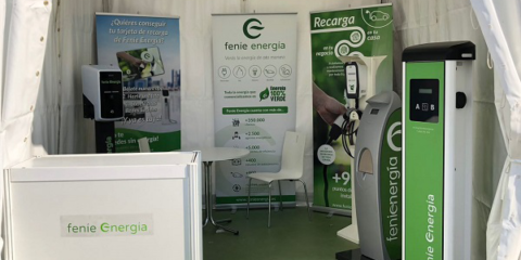 Feníe Energía exhibe en la Plaza de Colón de Madrid sus soluciones para la recarga del vehículo eléctrico