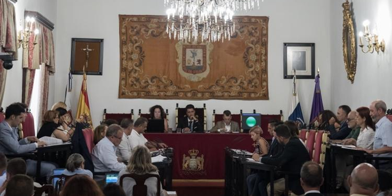 Sesión plenaria del Ayuntamiento de La Laguna.