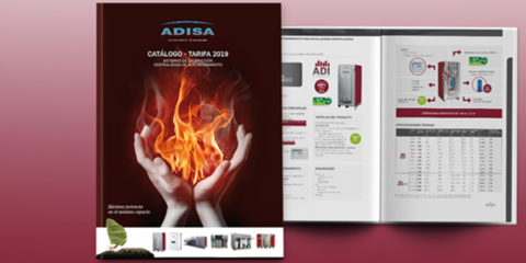 Adisa Heating lanza su Catálogo 2019 con novedades en calefacción y ACS de alta eficiencia