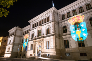 Fachada edificio Presidencia Xunta de Galicia.