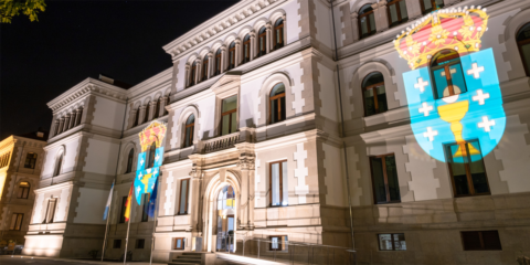 El complejo administrativo de San Caetano, en Santiago de Compostela, estrena iluminación eficiente