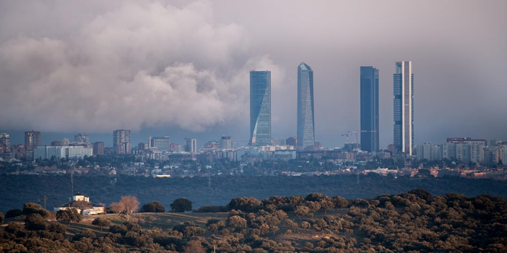Skyline de Madrid.