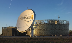 Centro de control de satélites de Hispasat en Arganda de Rey (Madrid)
