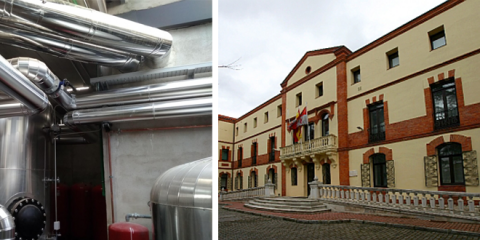 La red de calor de la Consejería de Presidencia en Valladolid consolida el uso de la biomasa en Castilla y León
