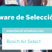 Tríptico Software de Selección ‘Bosch Air Select’