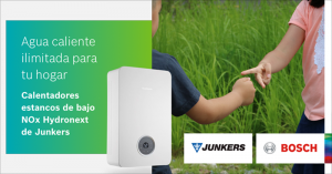 La innovación, el diseño y la sostenibilidad de los Calentadores Hydronext, protagonistas en la nueva campaña de Junkers-Bosch
