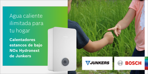 Los beneficios de los calentadores de bajo NOx Hydronext de Junkers llegan a las redes sociales