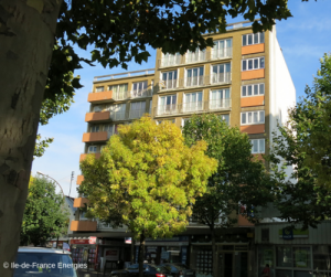 Edificio de viviendas en Francia. Financiación de rehabilitación energética en viviendas colectivas de la región de París.