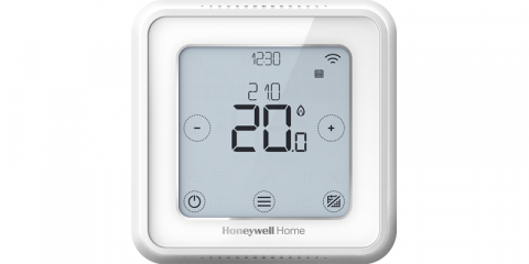 Nueva versión en color blanco del termostato inteligente T6 de Honeywell Home