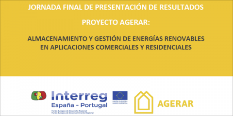Una jornada presentará los logros del proyecto Agerar sobre gestión y almacenamiento de energía renovable