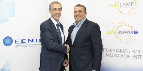 Acuerdo de colaboración para fomentar la recogida de residuos electrónicos entre empresas instaladoras