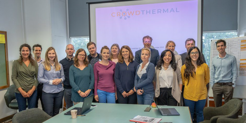 Miembros del consorcio del proyecto Crowdterhmal en la reunión celebrada el 25 y 26 de septiembre.